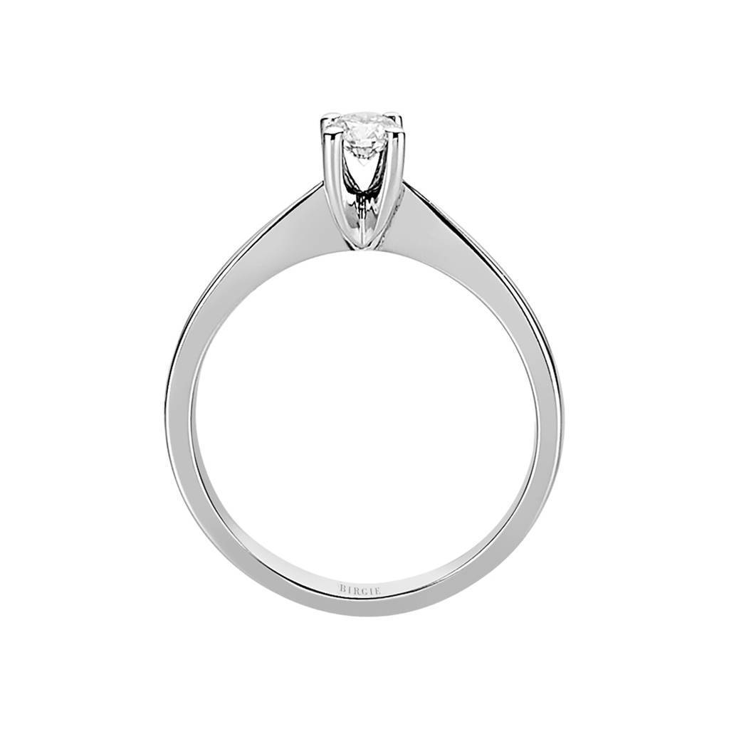 Bague solitaire diamant 0,28 carat