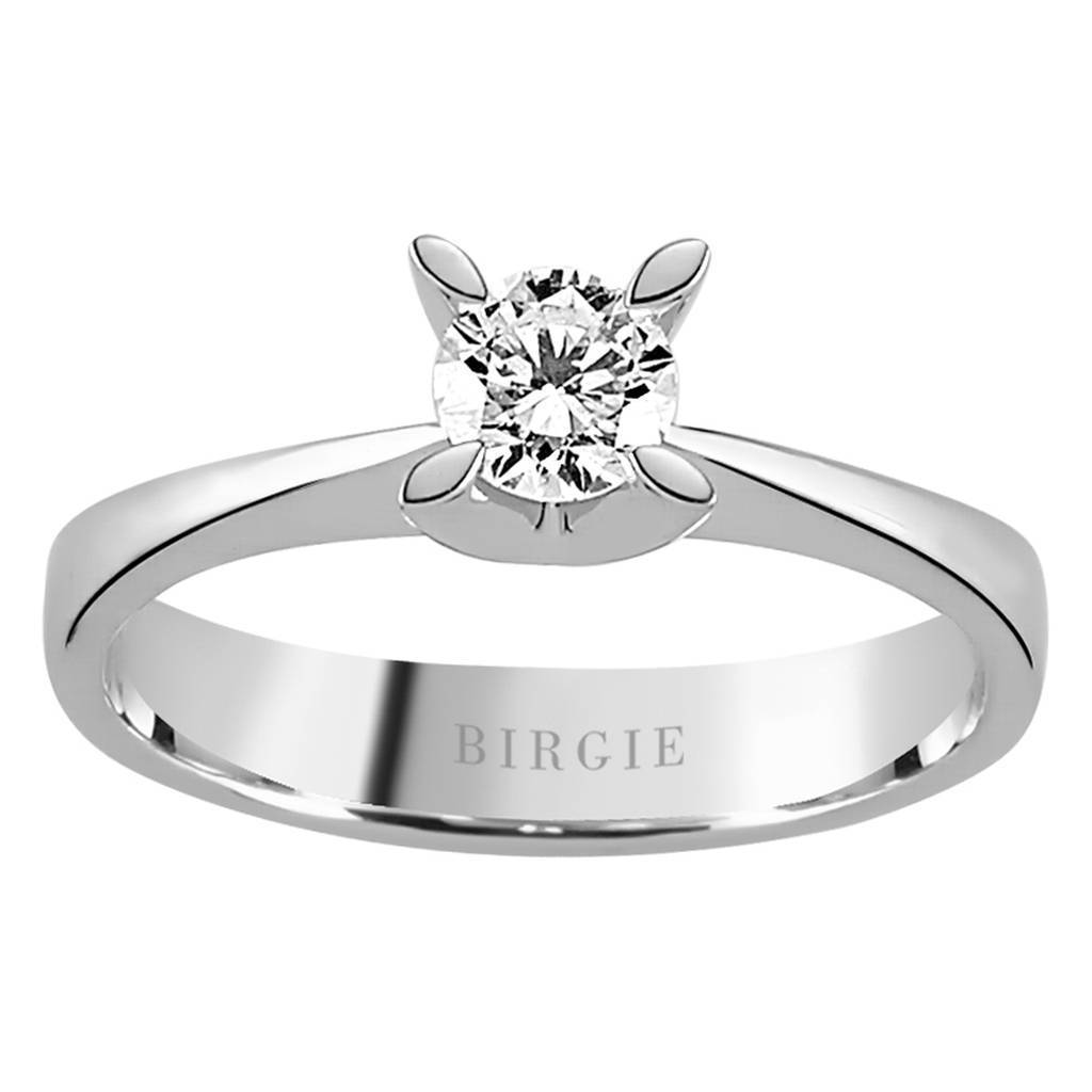 Bague solitaire diamant 0,40 carat