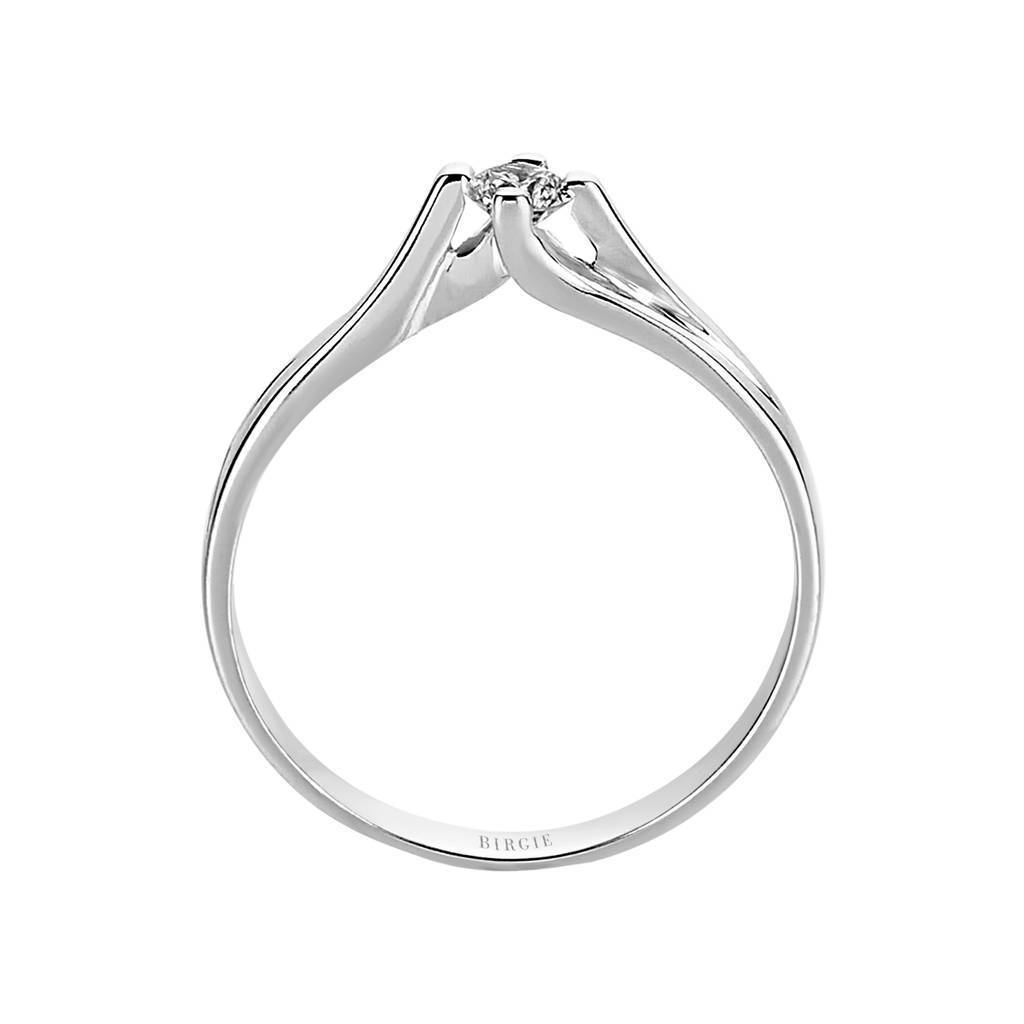 0.14 carat solitaire diamond ring