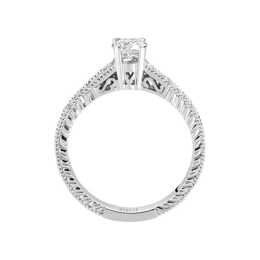 Bague solitaire diamant 0,38 carat