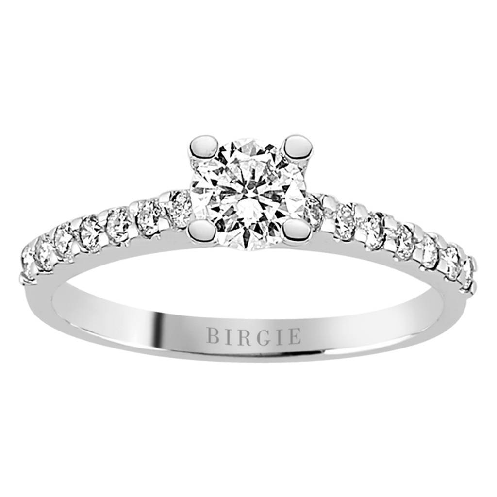 0.75 Carat Diamond Halo Engagement Ring