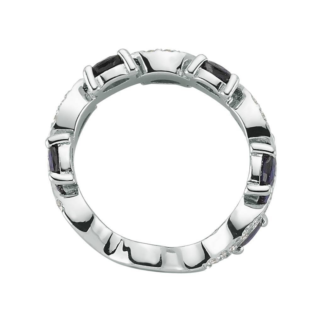 Diamond and Sapphire Eternity Ring