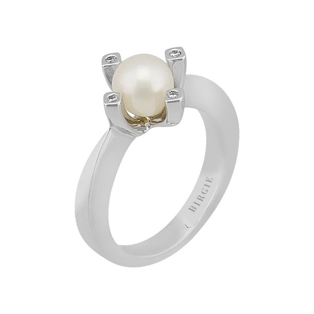 Bague Diamant et Goutte
