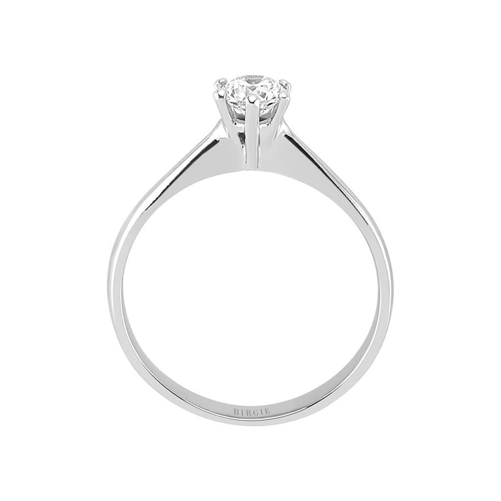 Bague solitaire diamant 0,38 carat