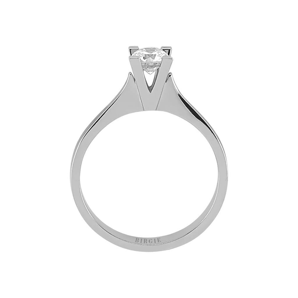 Bague solitaire diamant 0,38 carat