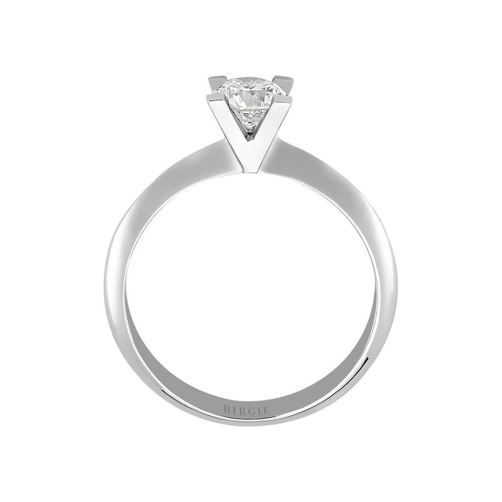 Bague solitaire diamant 0,48 carat