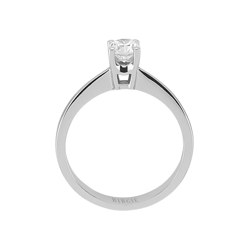 Bague solitaire diamant 0,43 carat