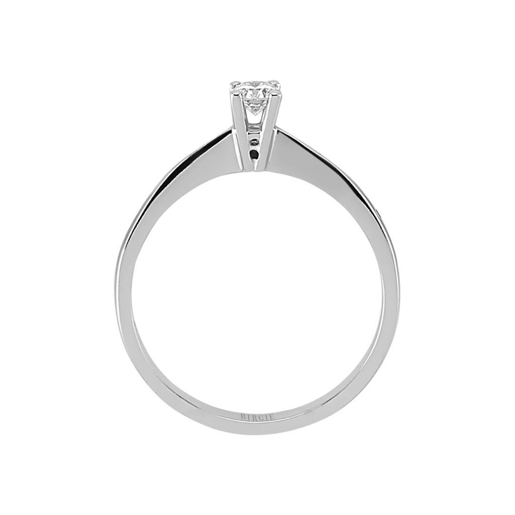 Bague solitaire diamant 0,15 carat