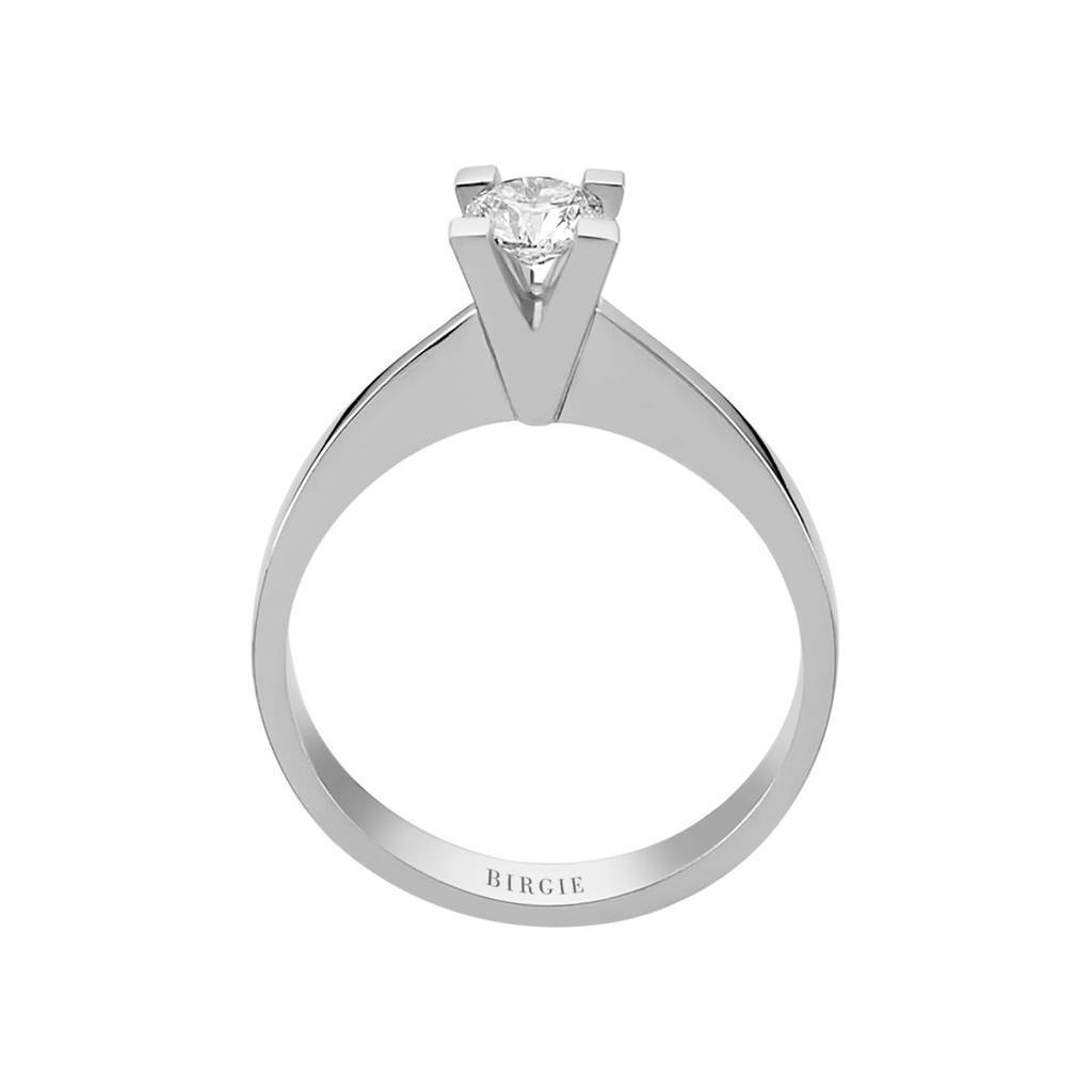 Bague solitaire diamant 0,38 carat