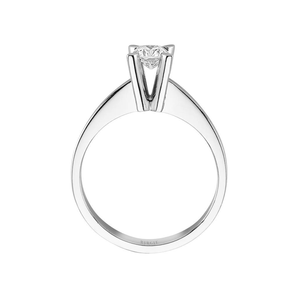 Bague solitaire diamant 0,38 carat