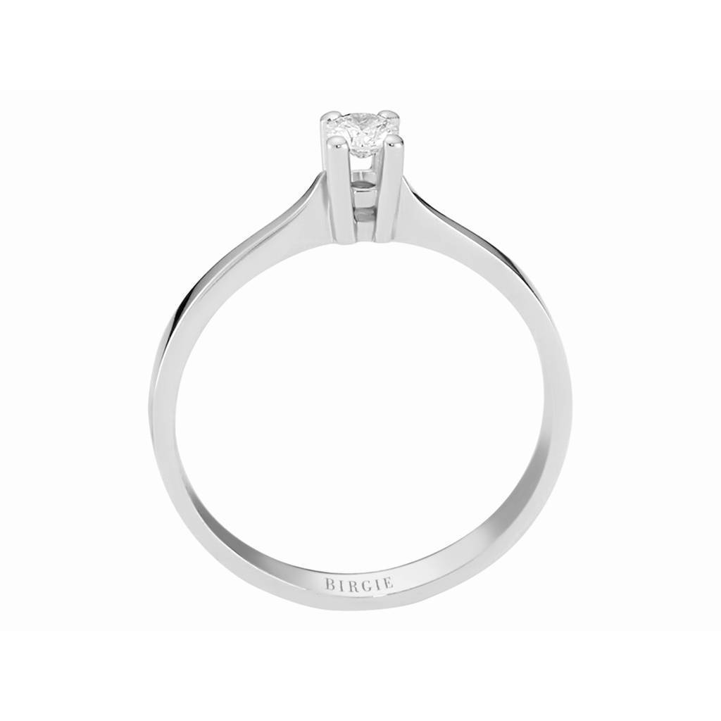 0.14 carat solitaire diamond ring