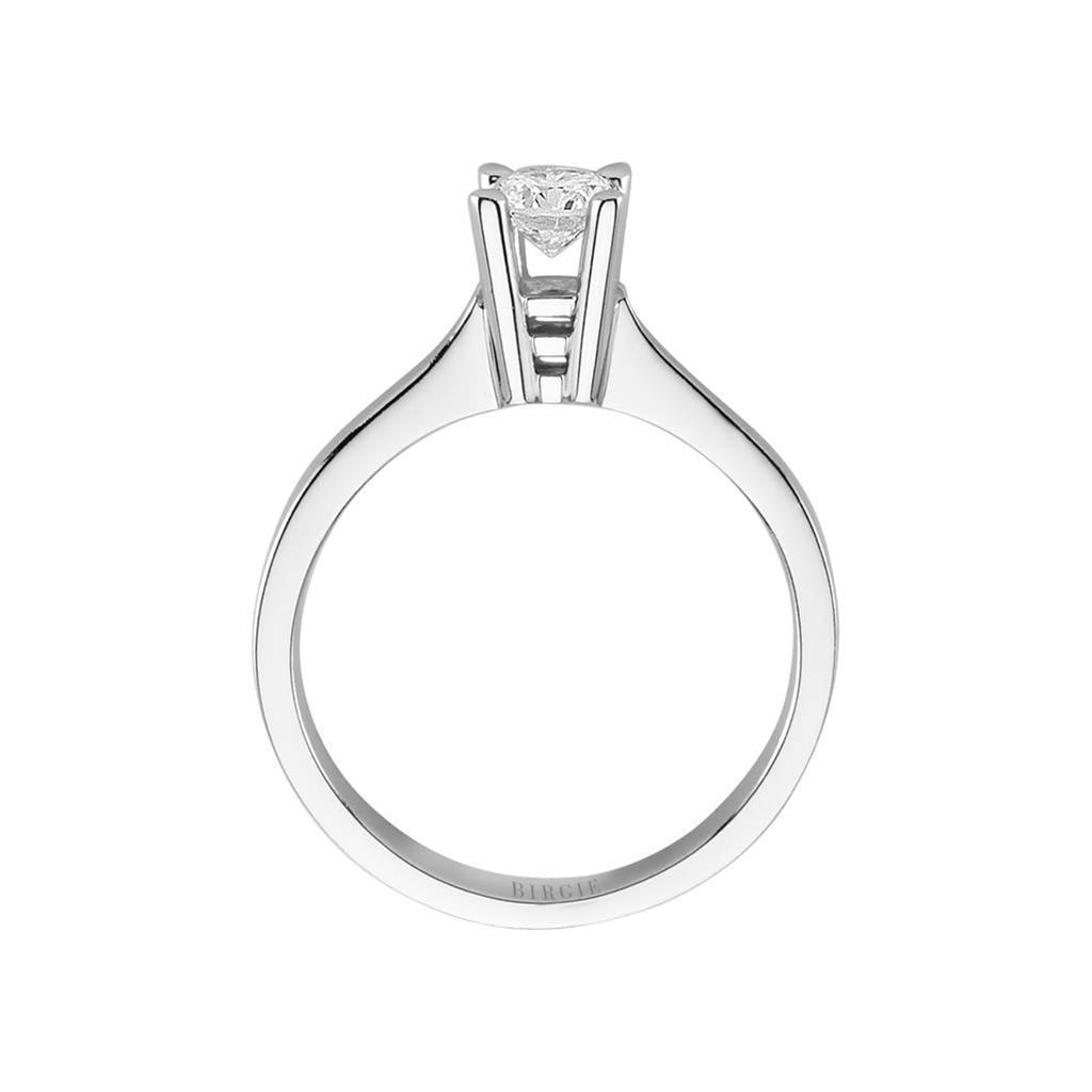 Bague solitaire diamant 0,41 carat