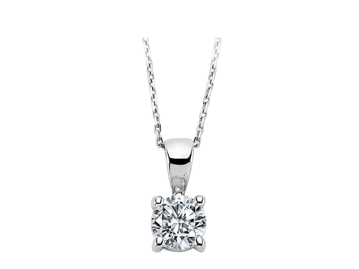 0.50 Carat Diamond Solitaire Necklace