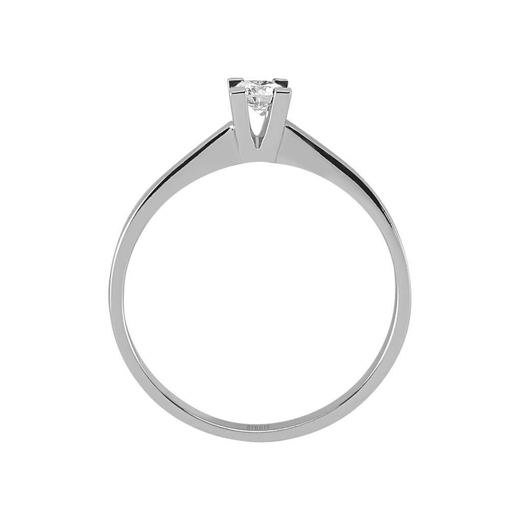 Bague solitaire diamant 0,15 carat
