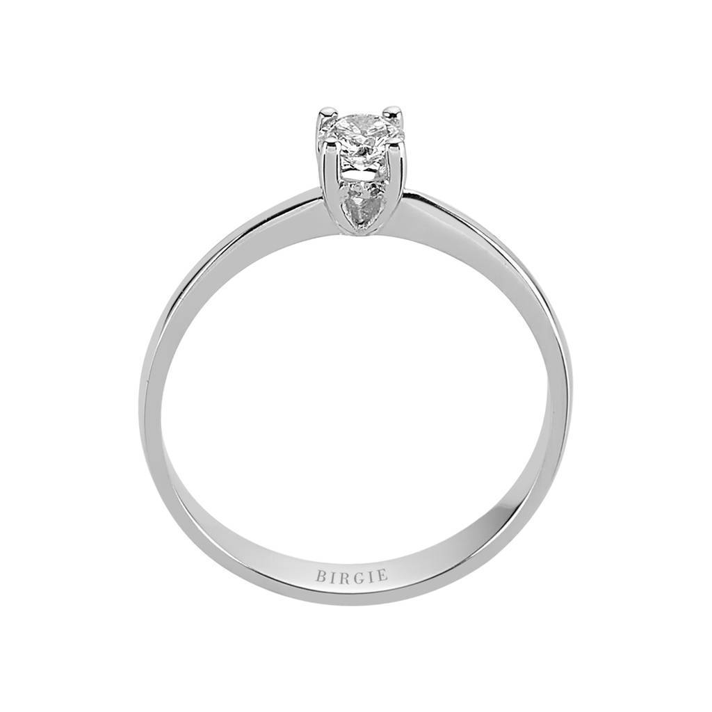 Bague solitaire diamant 0,23 carat