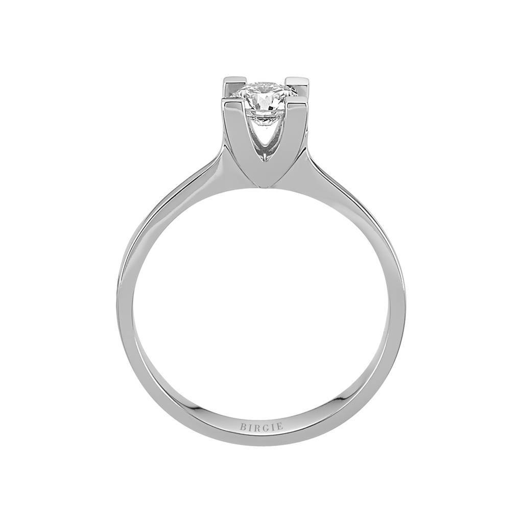 Bague solitaire diamant 0,44 carat