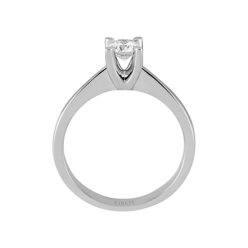 Bague solitaire diamant 0,38 carat