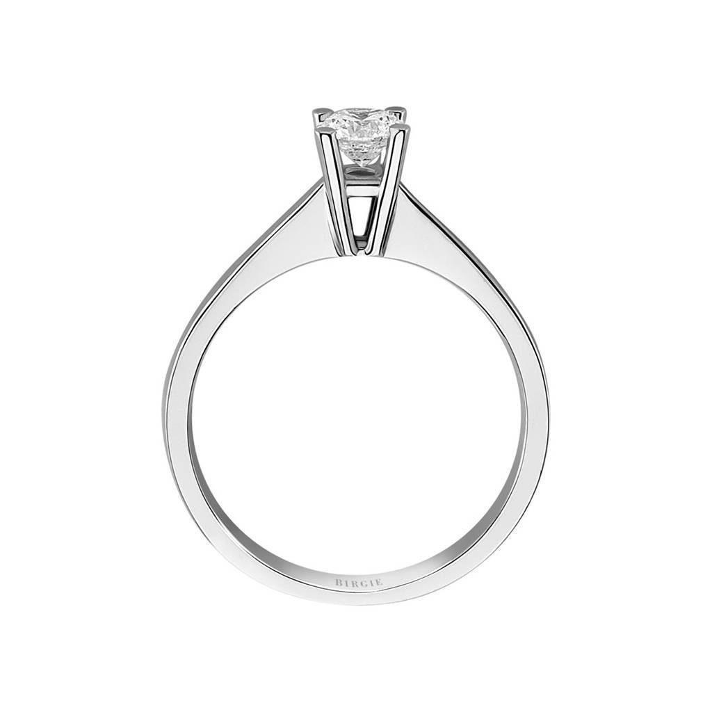 Bague solitaire diamant 0,39 carat