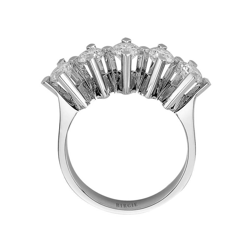 1.62 Carat Diamond 5 Stone Engagement Ring