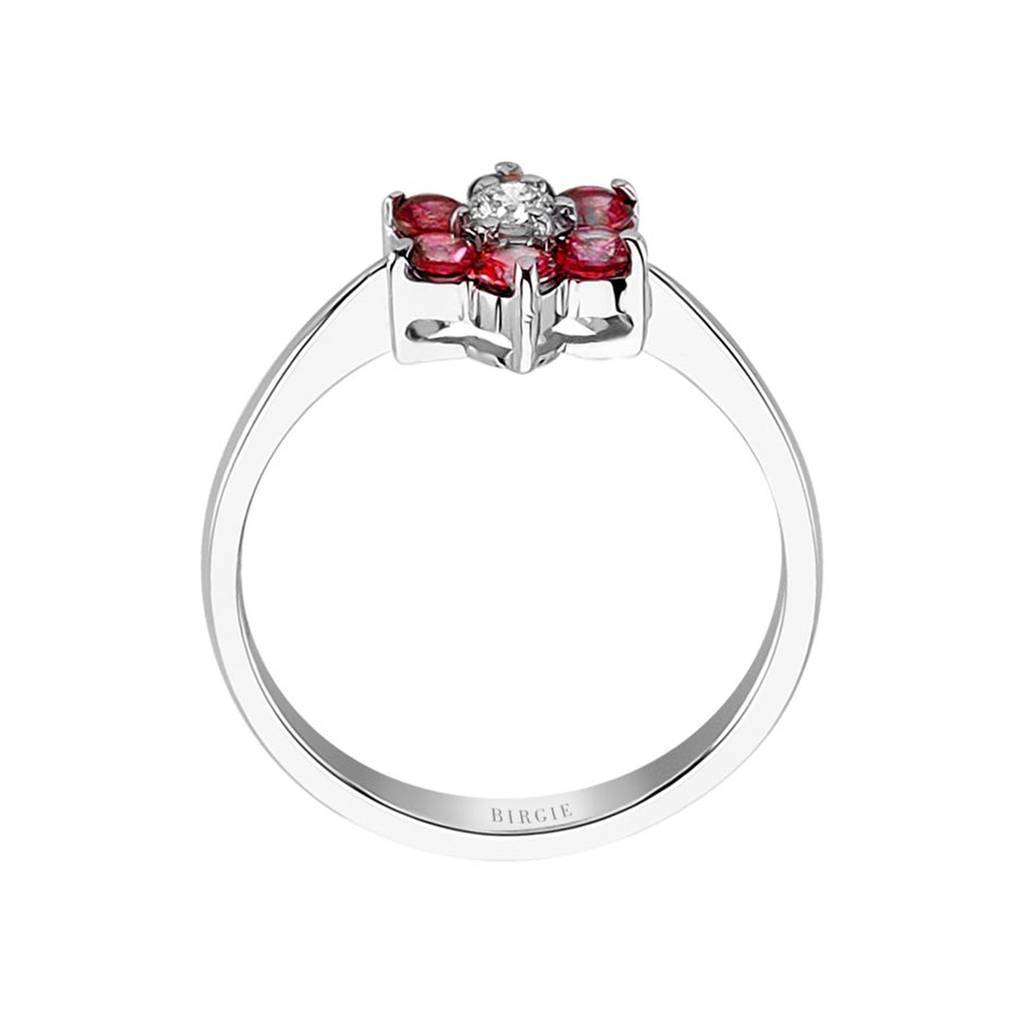 Bague Marguerite Diamants et Saphirs