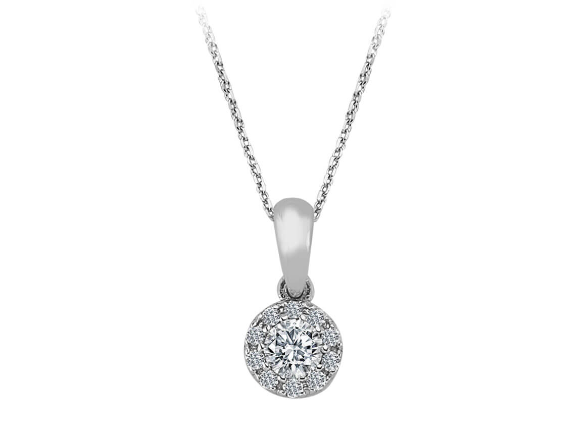 Diamond Solitaire Necklace