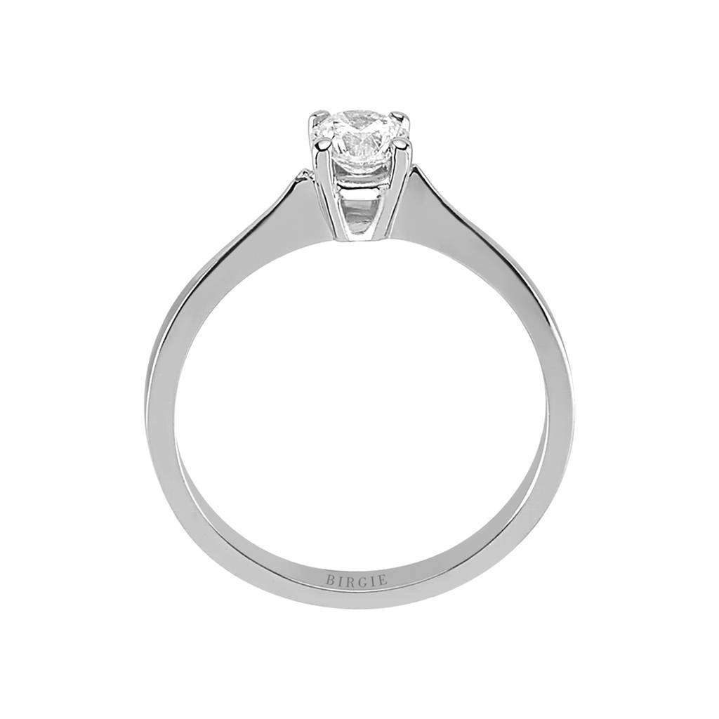 Bague solitaire diamant 0,44 carat