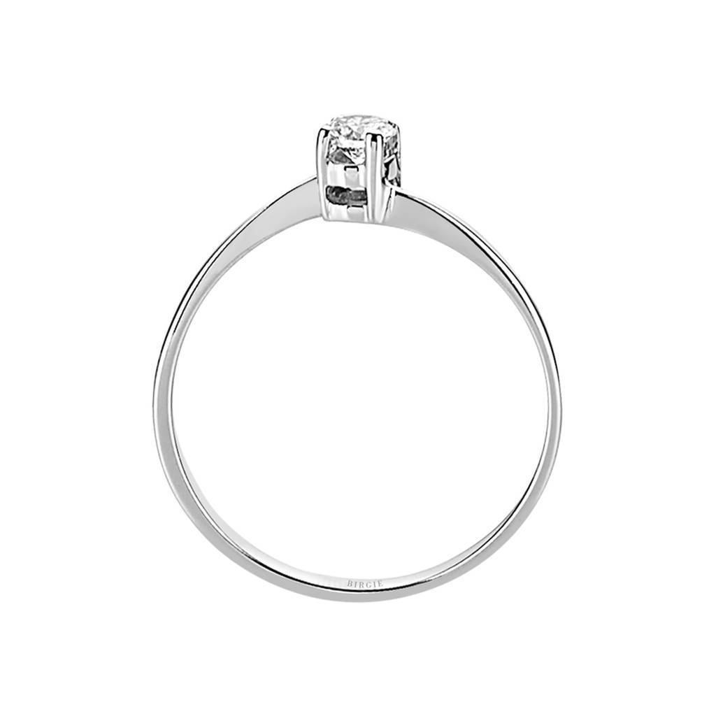 0.14 carat solitaire diamond ring