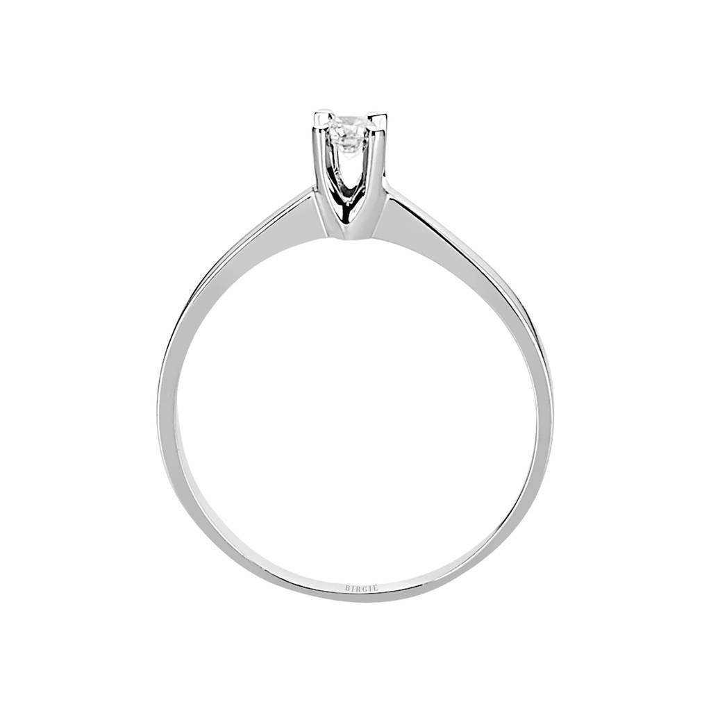0.13 carat solitaire diamond ring
