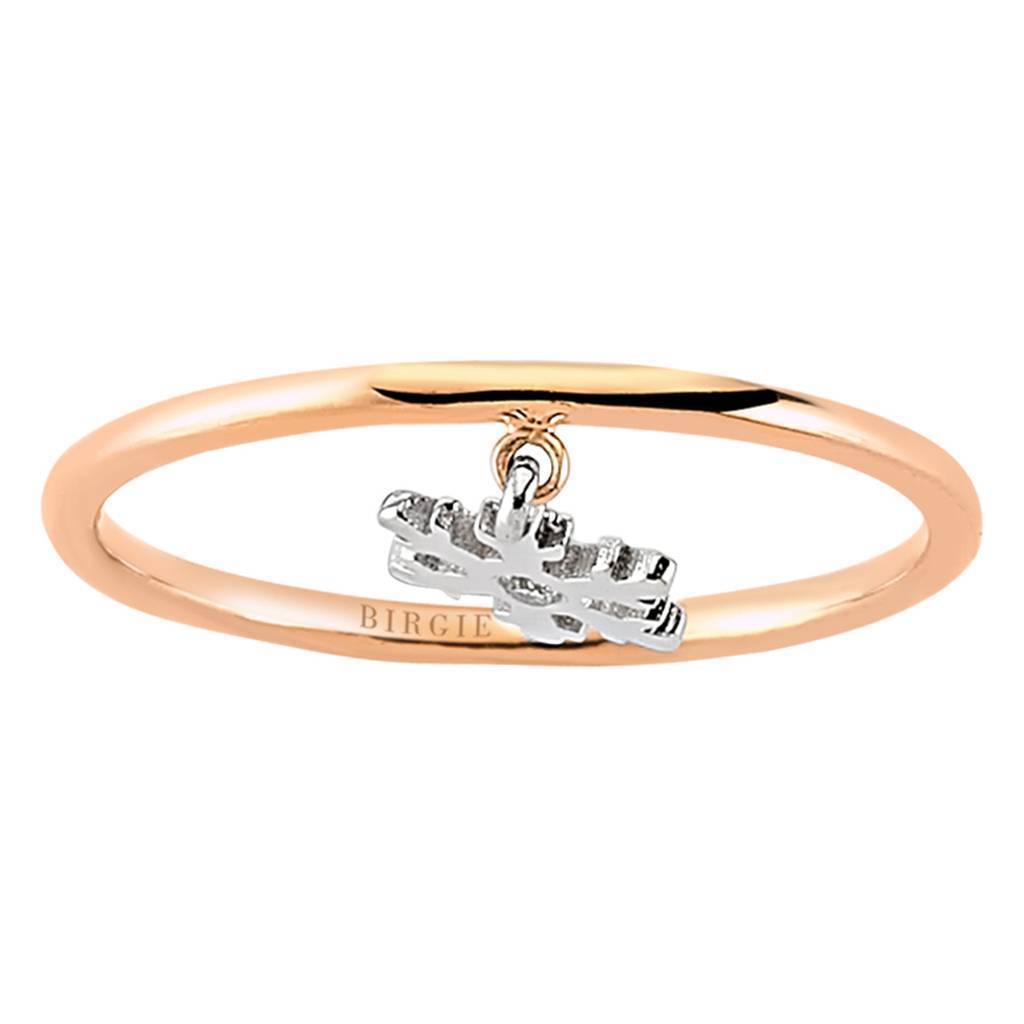 Bague flocon de neige en diamant