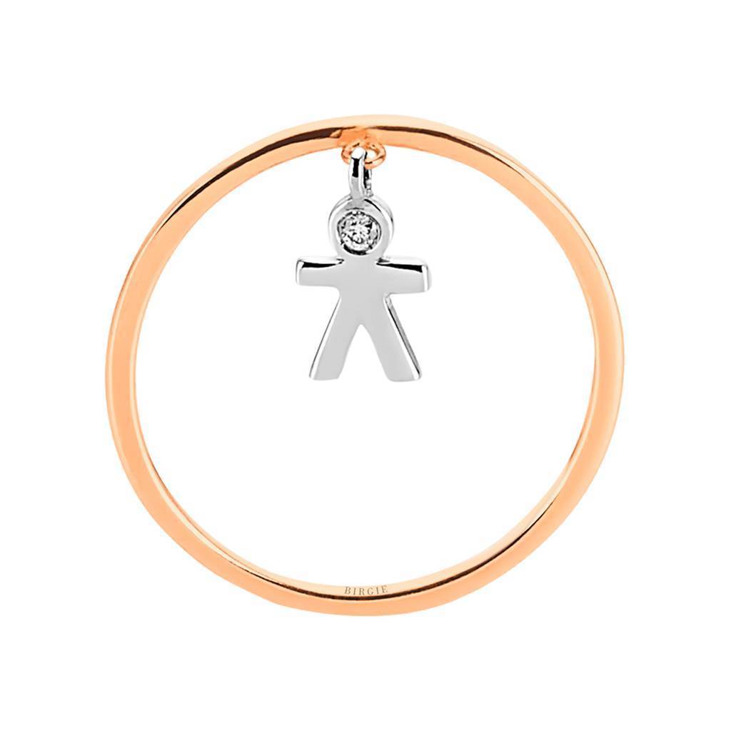 Diamond Stickman Ring