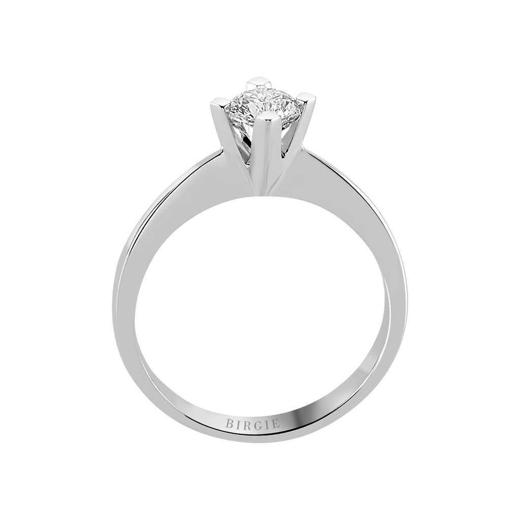 Bague solitaire diamant 0,37 carat