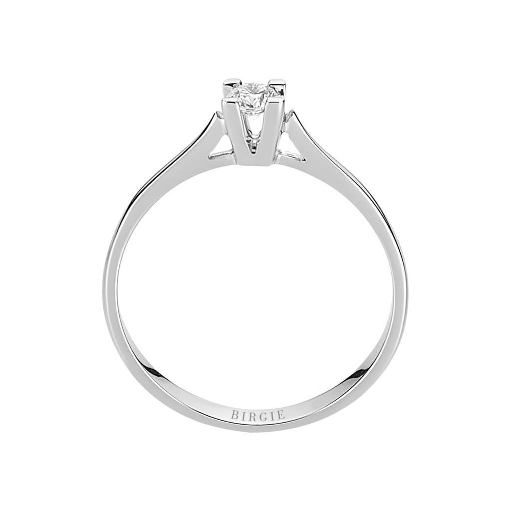 Bague diamant solitaire 0,14 carat