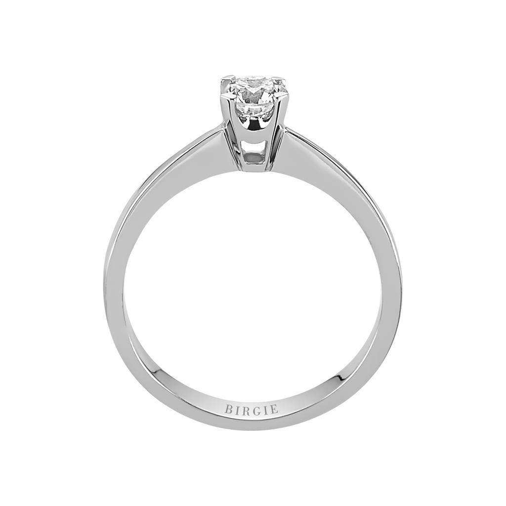 Bague solitaire diamant 0,34 carat