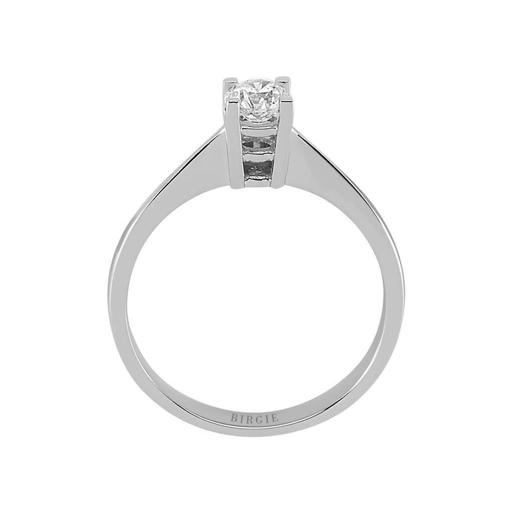 Bague solitaire diamant 0,38 carat
