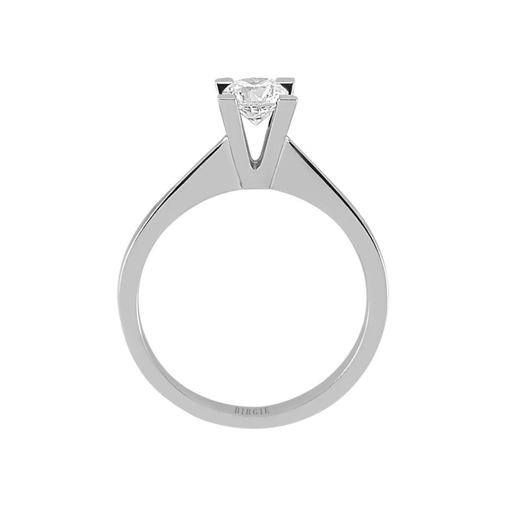 Bague solitaire diamant 0,51 carat