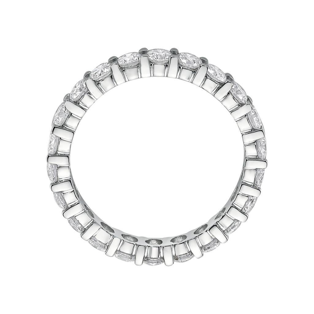 Bague de mariage d'éternité en diamant de 2,05 carats