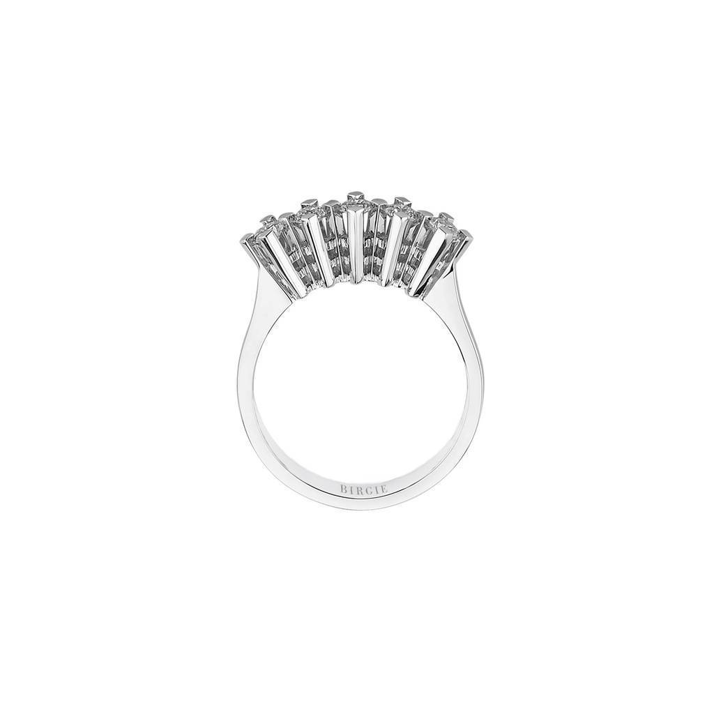 Bague de fiançailles 5 pierres diamant 0,41 carat