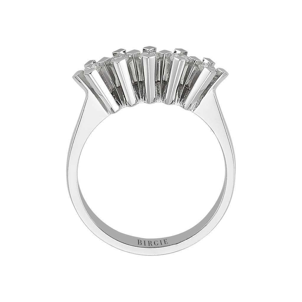 Bague de fiançailles 5 pierres diamant 0,27 carat