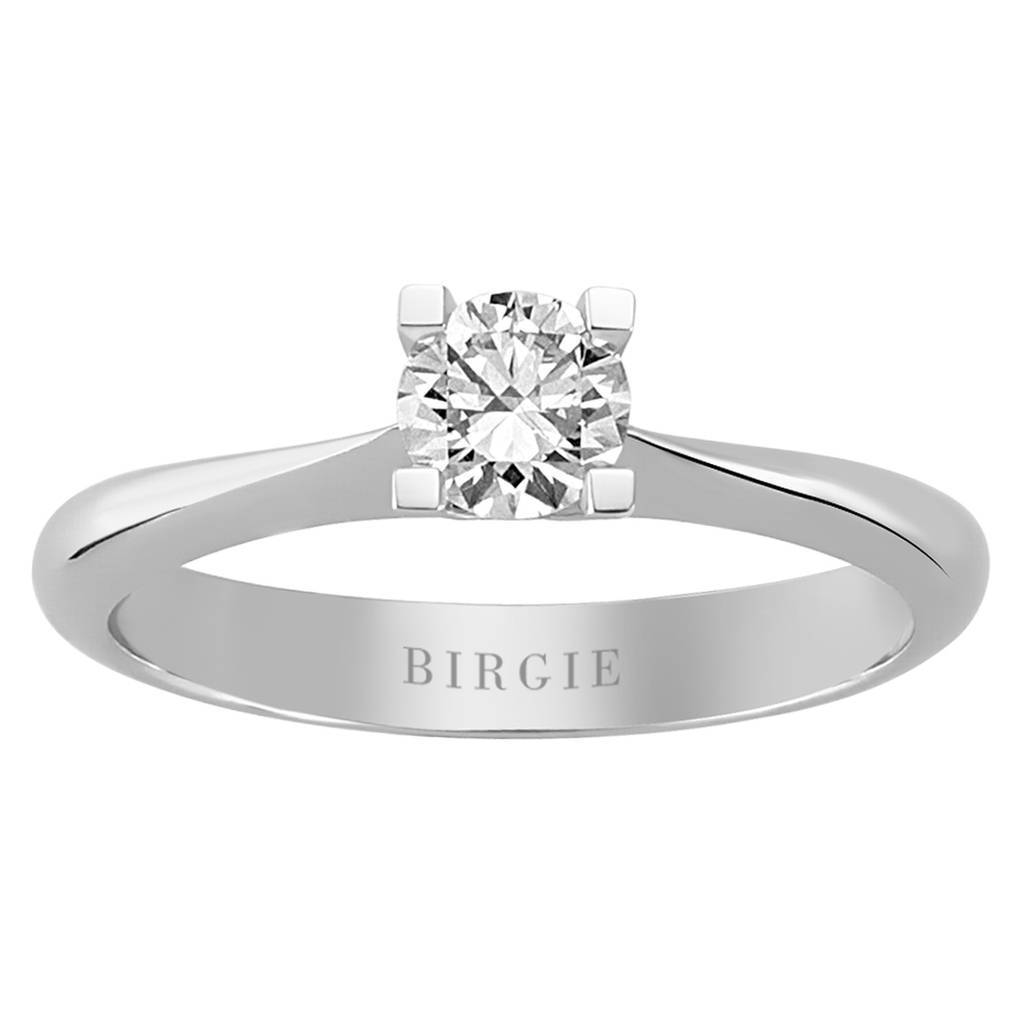 Bague solitaire diamant 0,47 carat