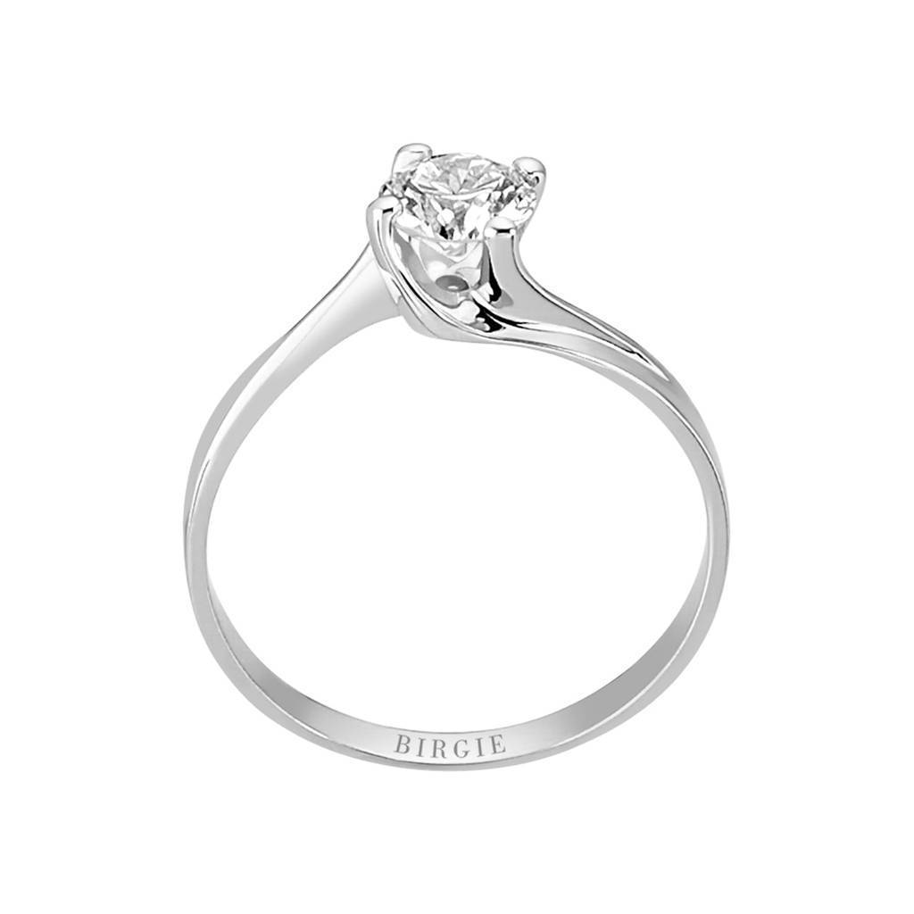 Bague solitaire diamant 0,51 carat