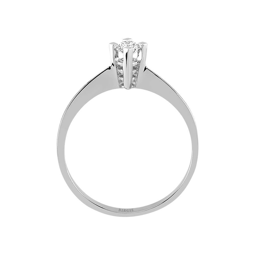 Bague solitaire diamant 0,15 carat