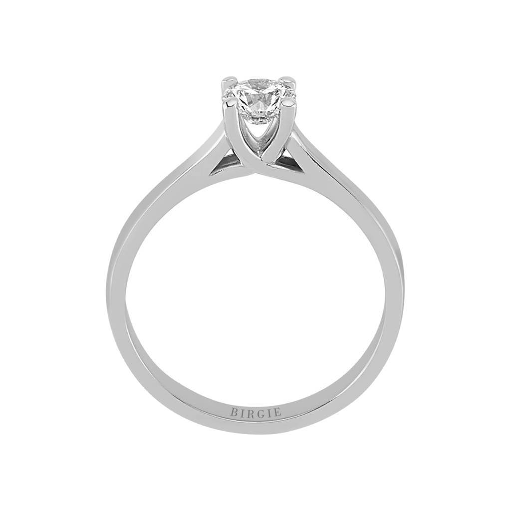 Bague solitaire diamant 0,43 carat