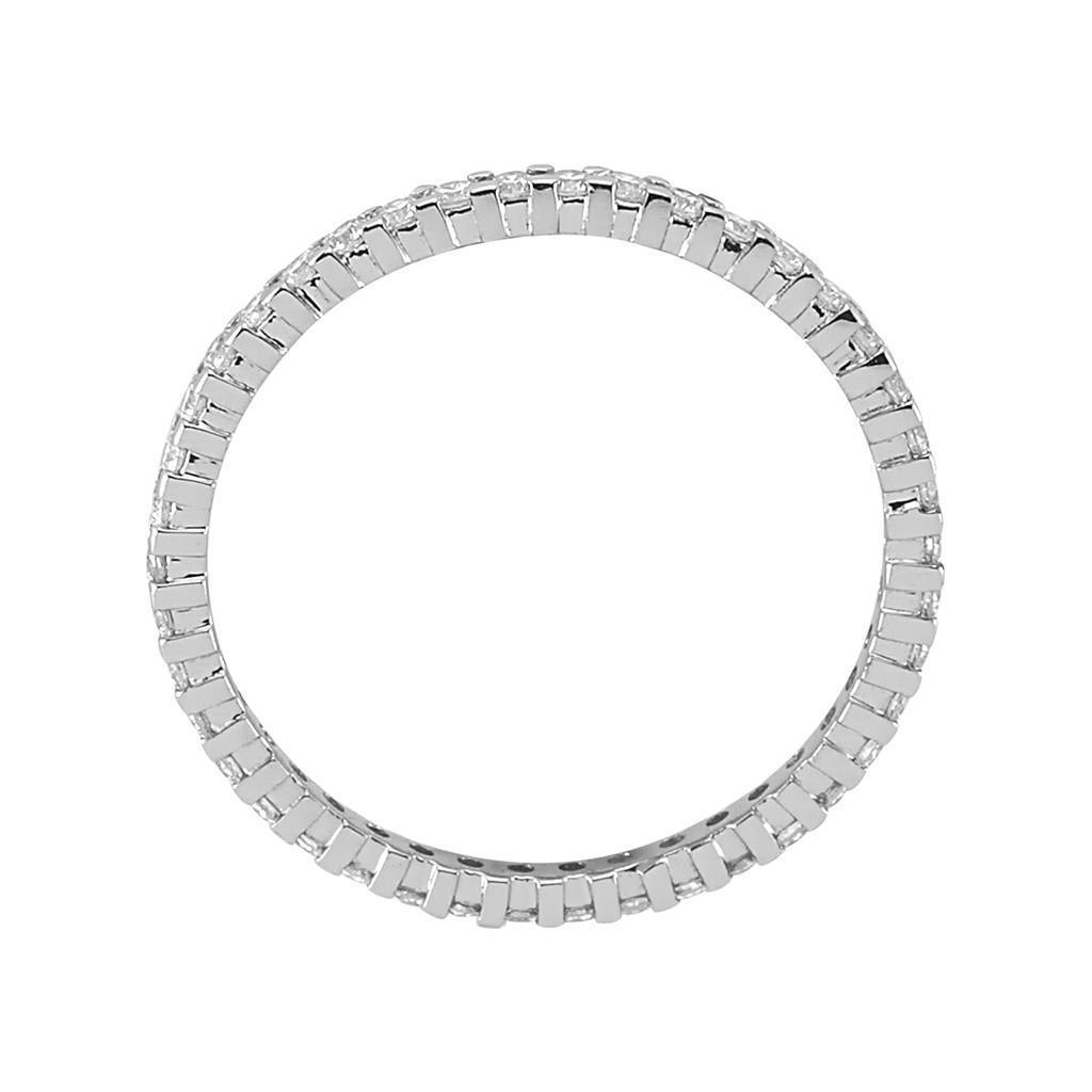 Bague de mariage d'éternité en diamant de 0,52 carat