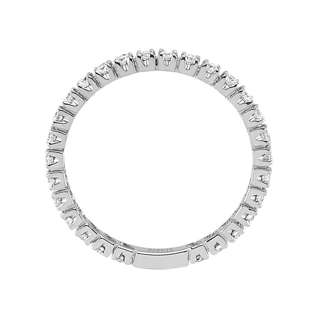 Bague de mariage d'éternité en diamant de 0,43 carat
