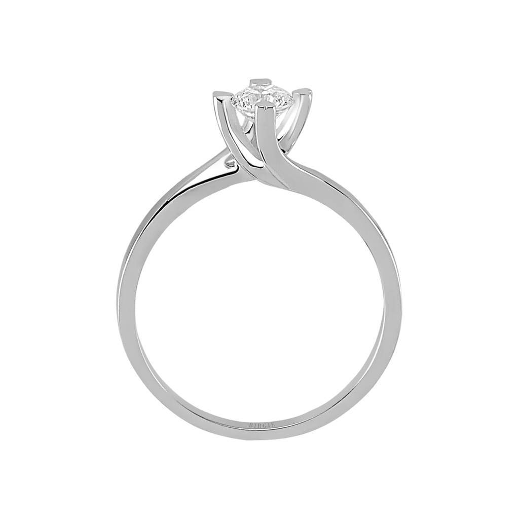 Bague solitaire diamant 0,38 carat