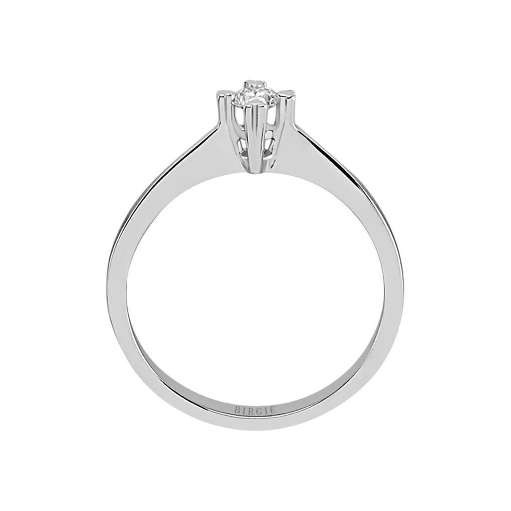 0.14 carat solitaire diamond ring