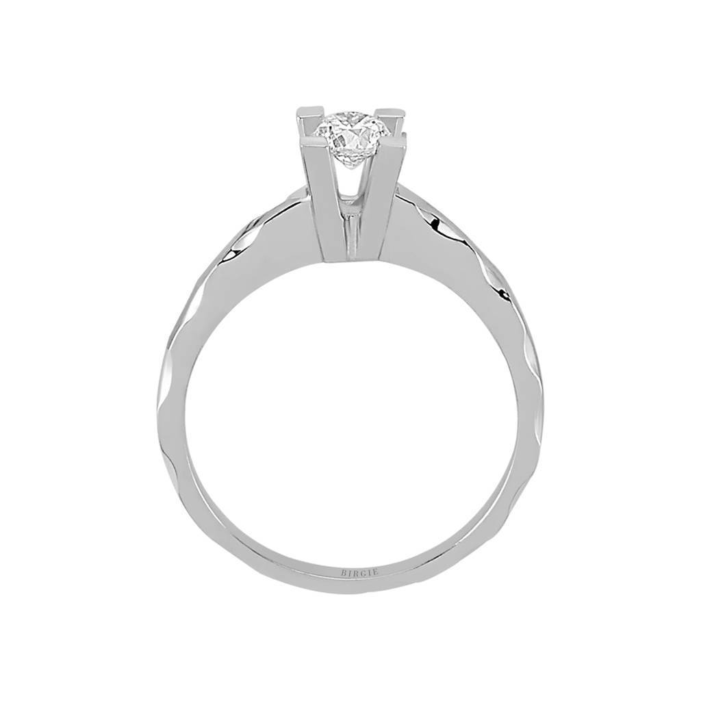 Bague solitaire diamant 0,31 carat