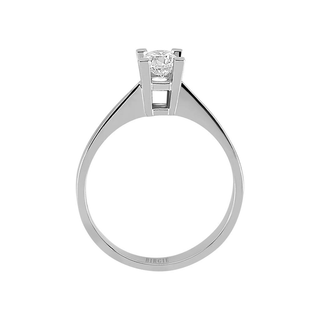Bague solitaire diamant 0,41 carat