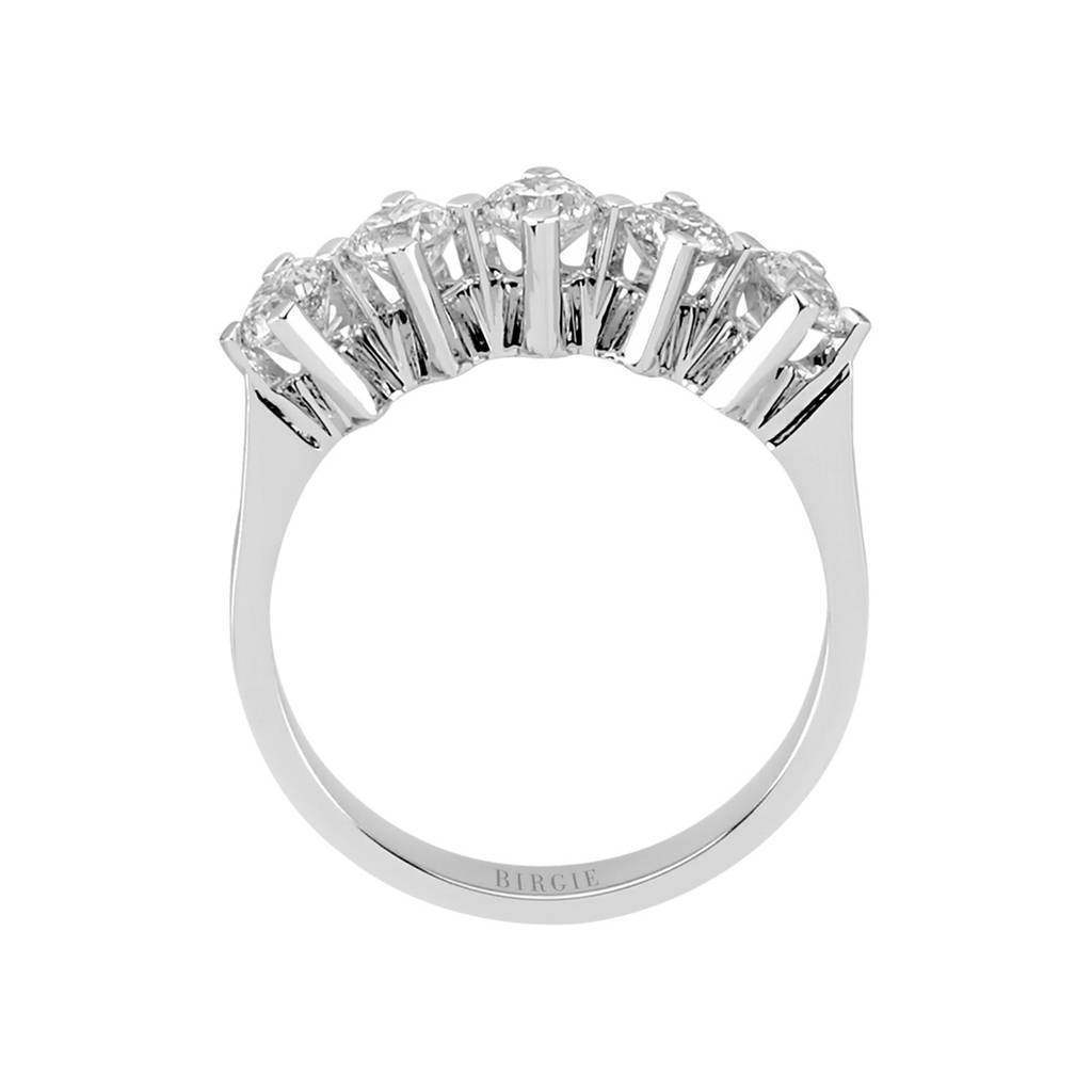 Bague de fiançailles diamant 1 carat et 5 pierres