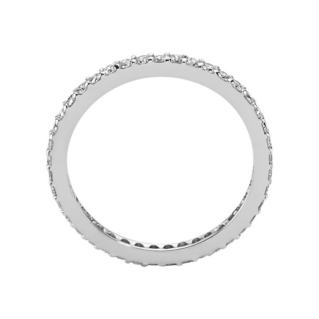 Bague de mariage d'éternité en diamant de 0,45 carat